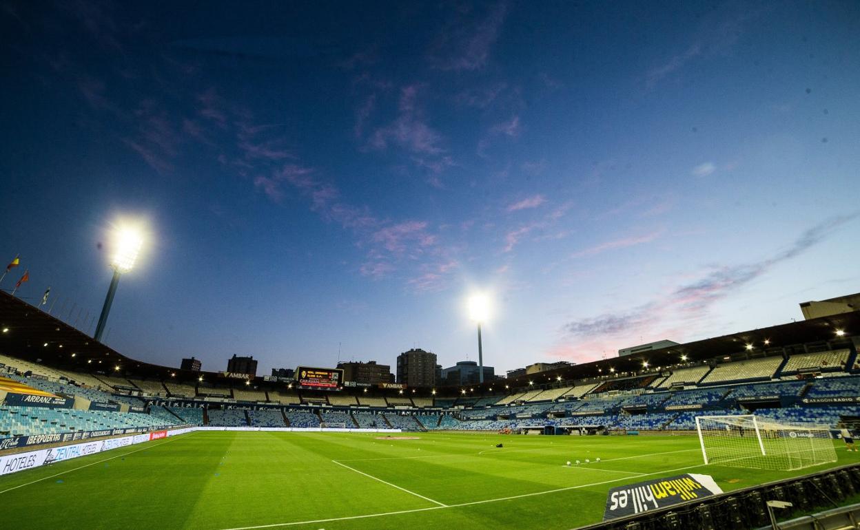 La Romareda durante un encuentro del Real Zaragoza 