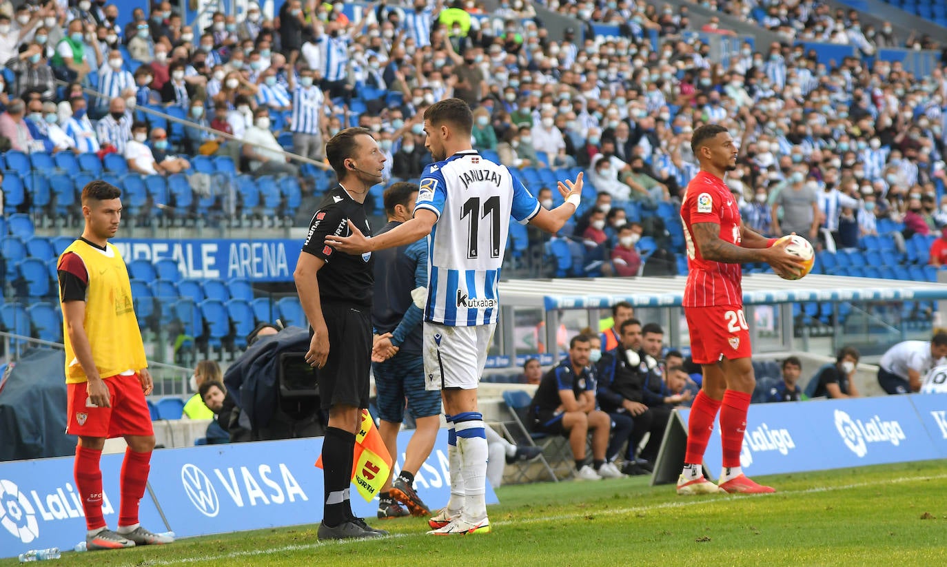 Fotos: Las mejores imágenes del partido entre la Real Sociedad y el Sevilla