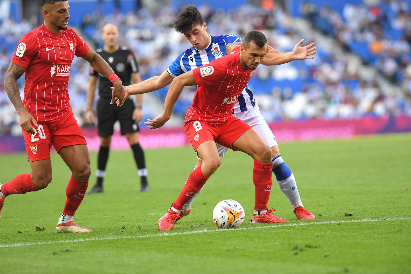 Fotos: Las mejores imágenes del partido entre la Real Sociedad y el Sevilla