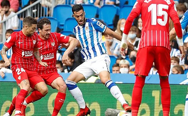 Mikel Merino: «Tenemos que estar orgullosos con el partido»