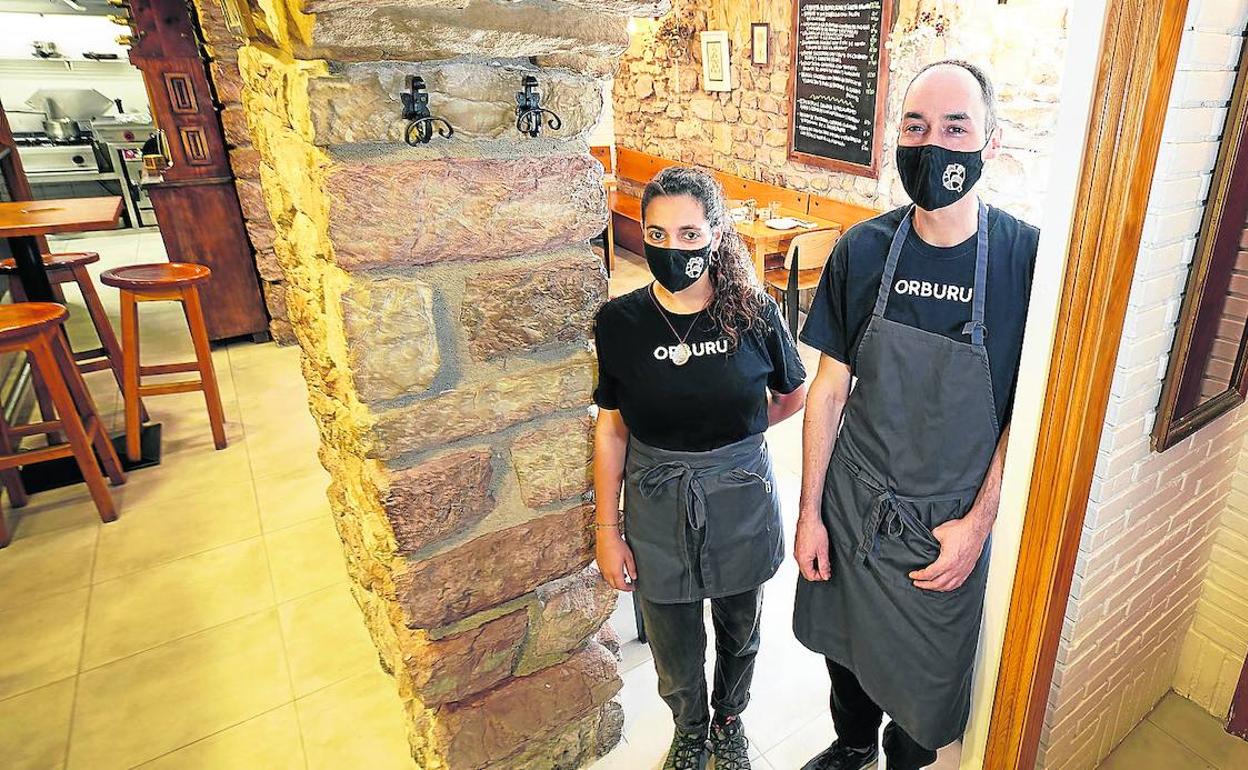 Eneko López ofrece en su Orburu Taberna las mejores creaciones con productos de la huerta. 