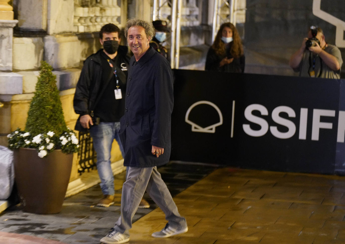 Fotos: Javier Bardem ya luce en el Zinemaldia