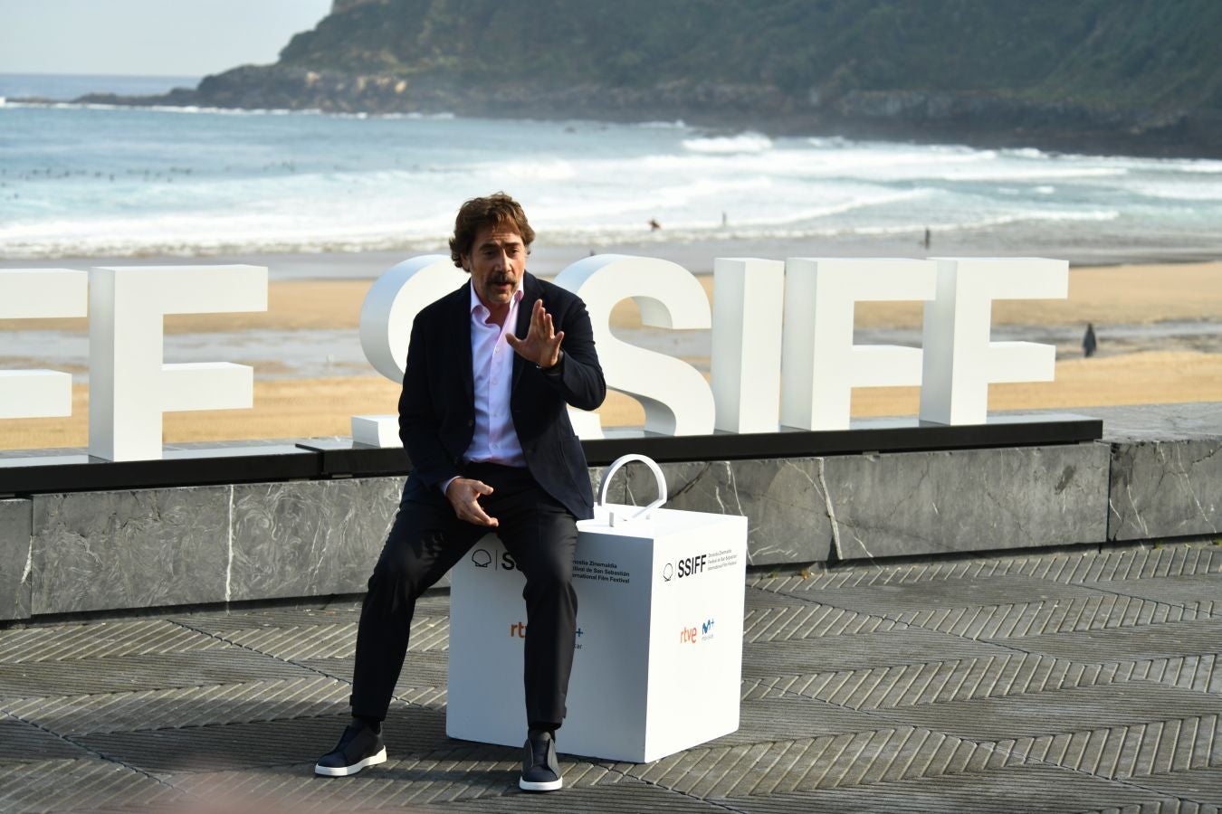 Fotos: Javier Bardem y el equipo de &#039;El buen patrón&#039;, en la terraza del Kursaal