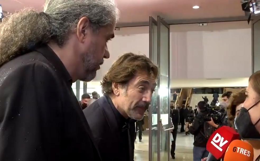 Javier Bardem, feliz en la alfombra roja del Festival de Cine de San Sebastián