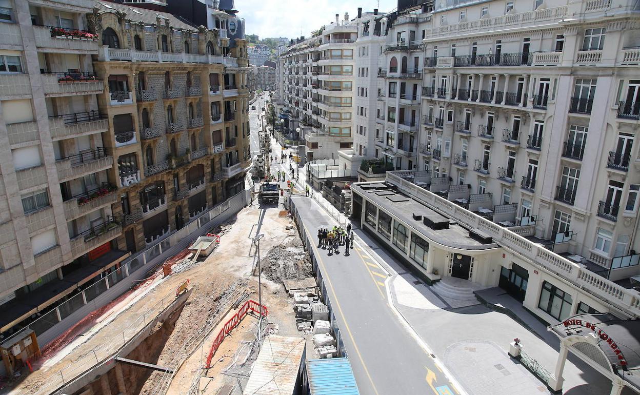 Metro Donostia: PNV y PSE defienden la seguridad de las obras del Topo en La Concha