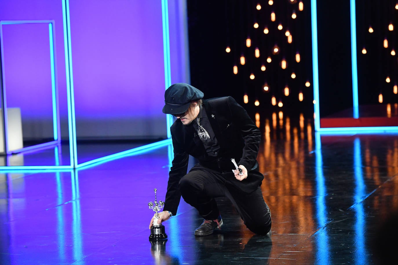 Fotos: Johnny Depp recibe el Premio Donostia