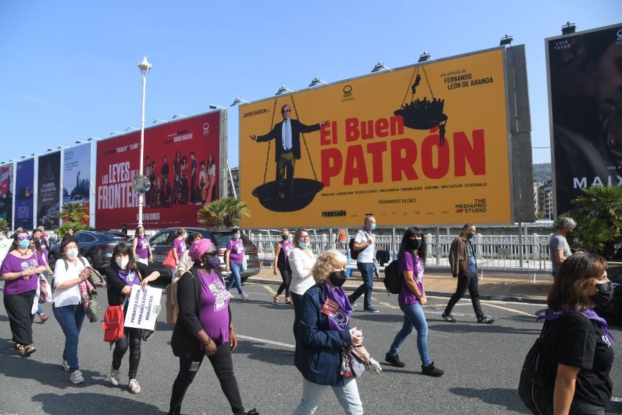 Fotos: Protesta de las trabajadoras de las residencias de Gipuzkoa