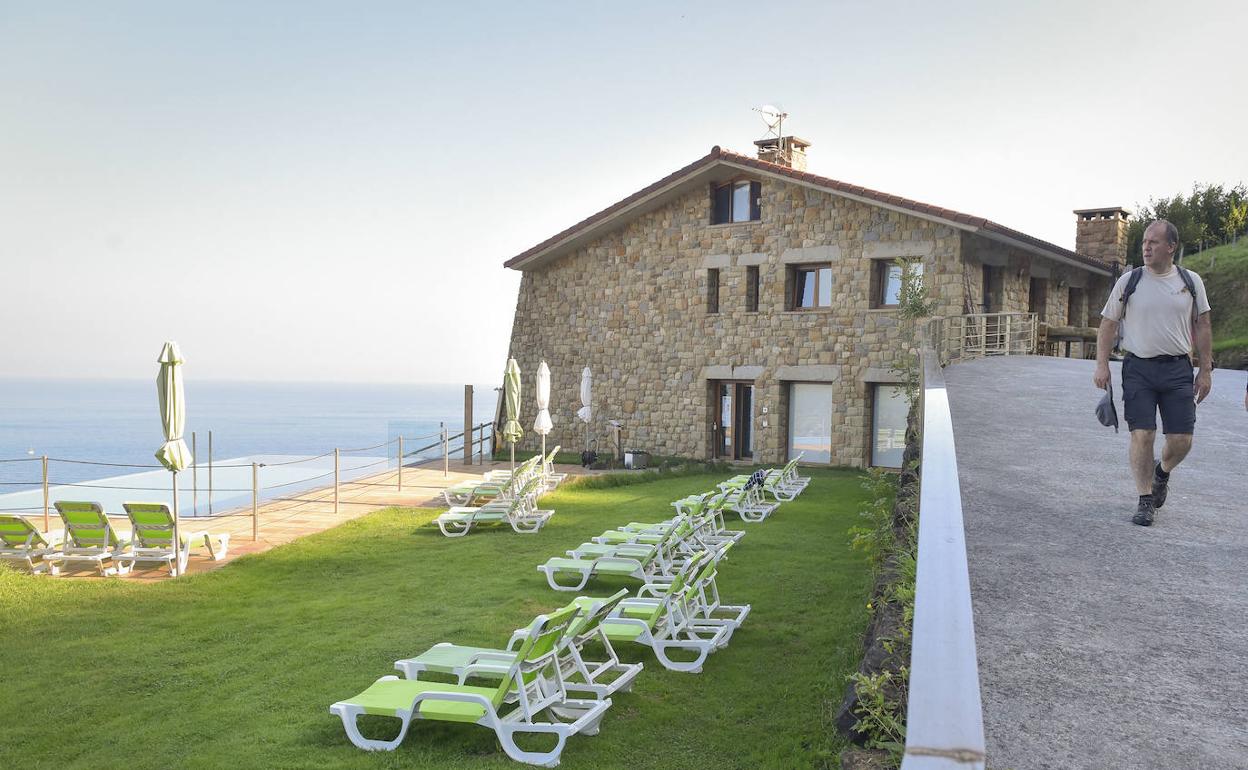 Imagen del agroturismo Itxaspe de Orio. 