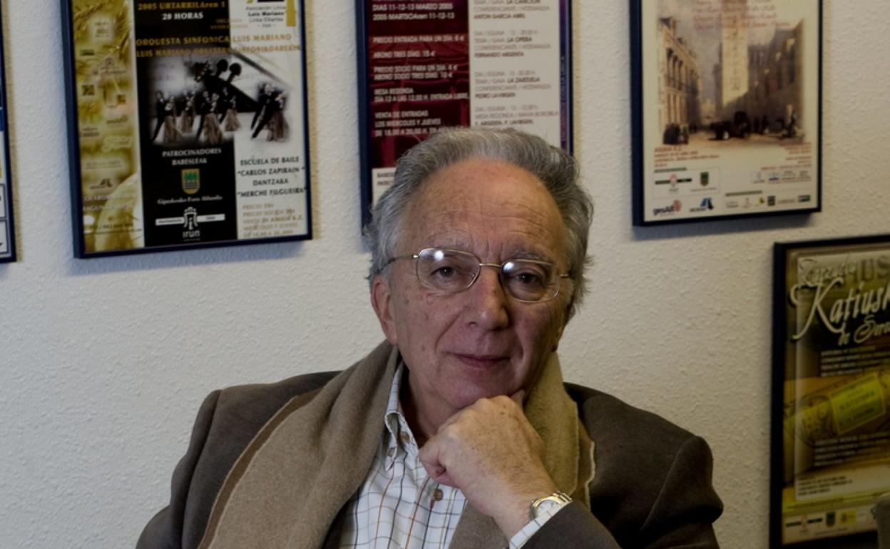 El querido y recordado presidente de la Lírica, José Luis Barrio. 