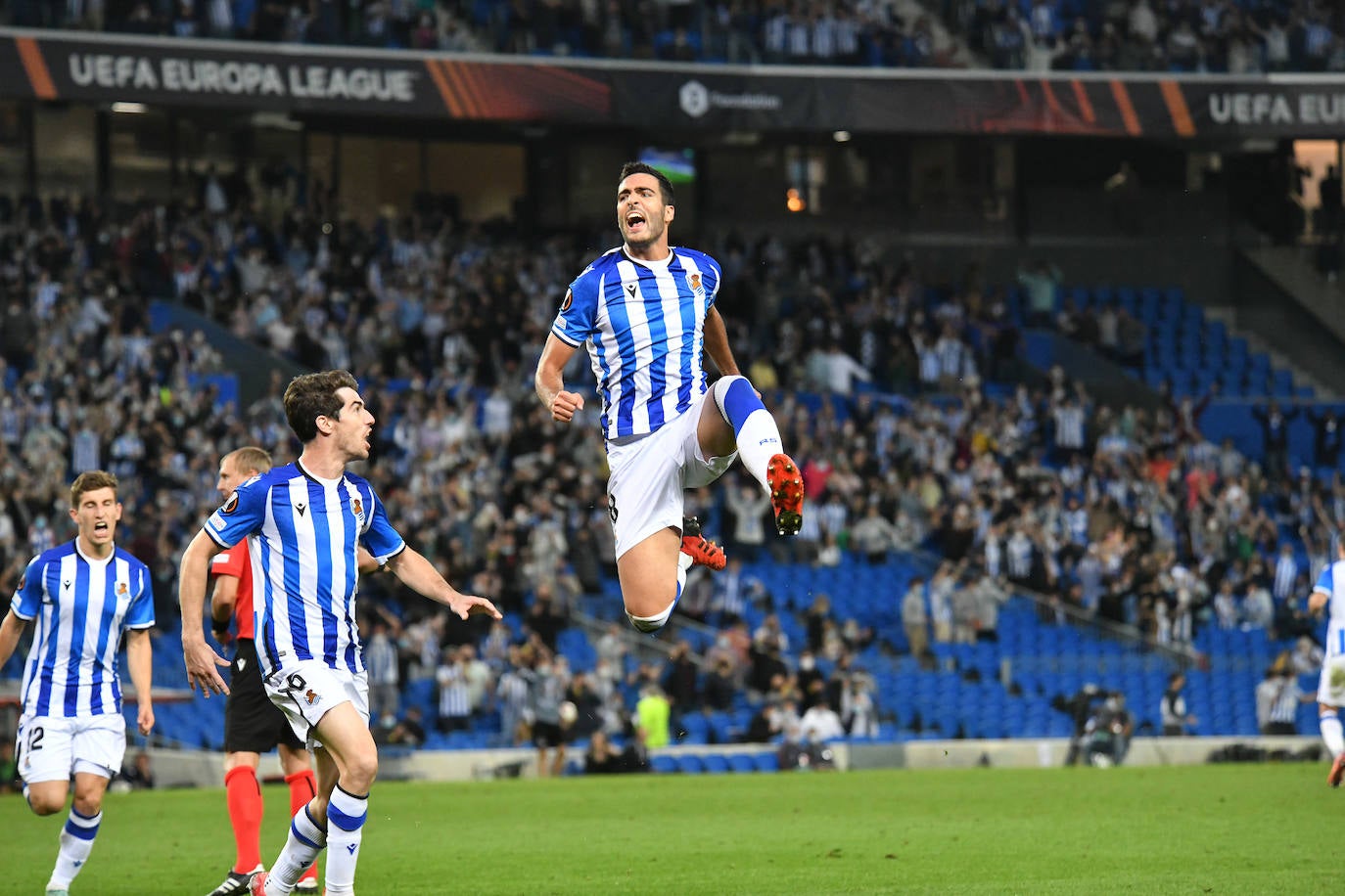 Fotos: Las mejores imáganes de partido entre la Real Sociedad y el Mónaco en Anoeta