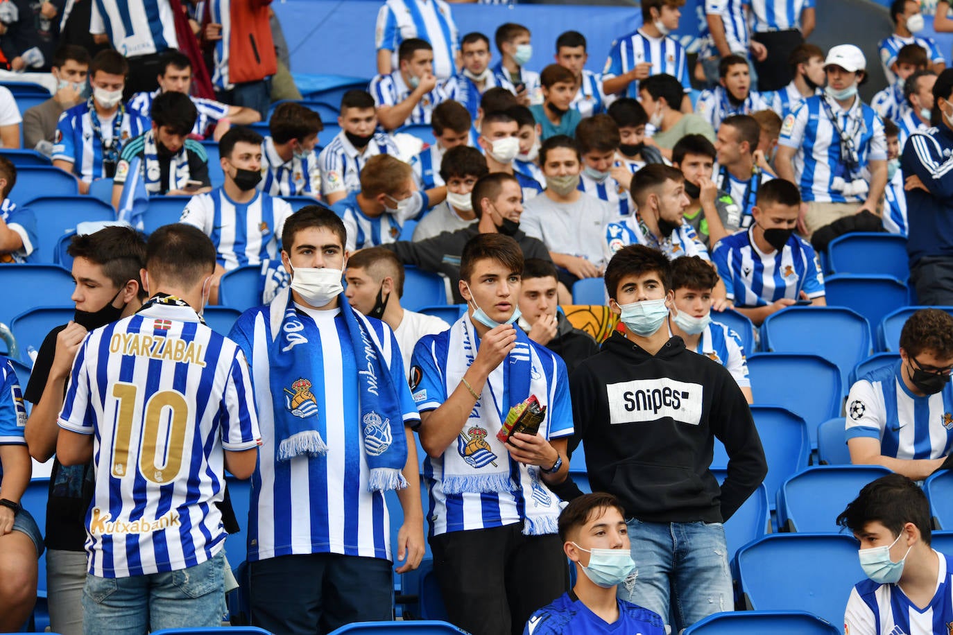 Fotos: Las mejores imáganes de partido entre la Real Sociedad y el Mónaco en Anoeta