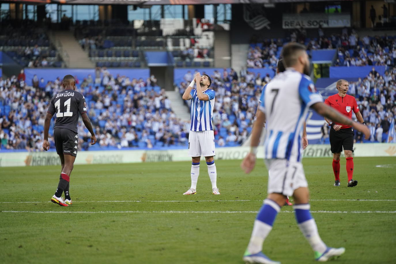 Fotos: Las mejores imáganes de partido entre la Real Sociedad y el Mónaco en Anoeta