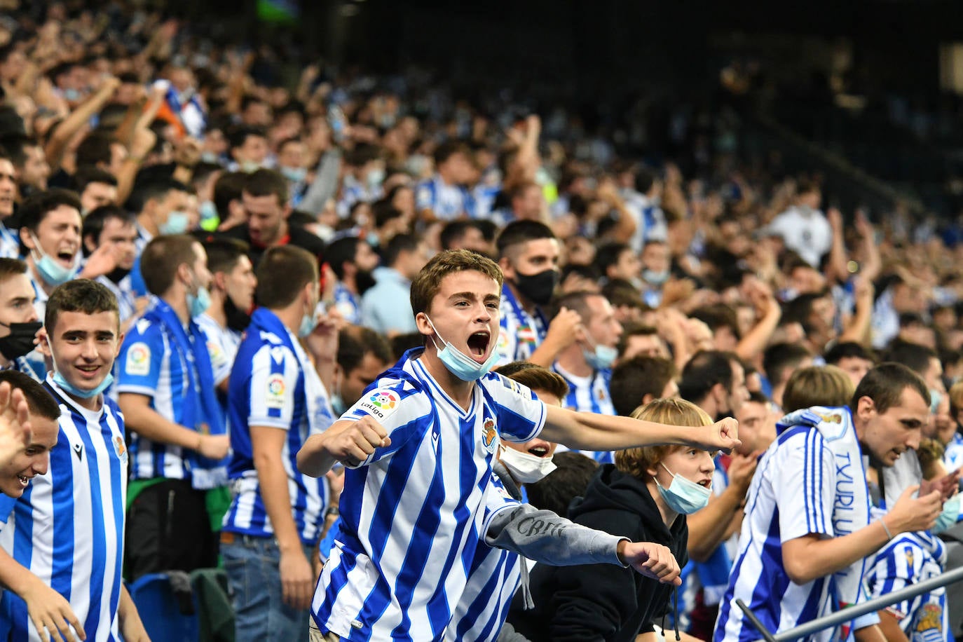 Fotos: Las mejores imáganes de partido entre la Real Sociedad y el Mónaco en Anoeta