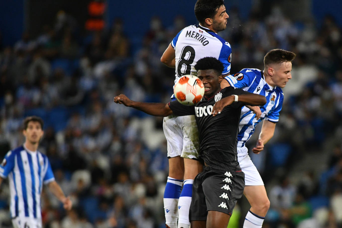 Fotos: Las mejores imáganes de partido entre la Real Sociedad y el Mónaco en Anoeta