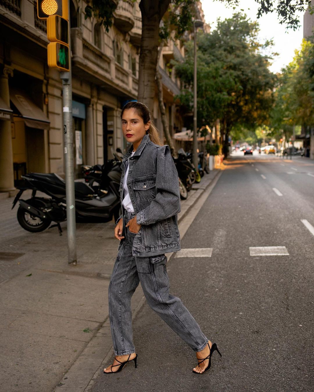 Fotos: Los looks total denim en los que inspirarte este otoño