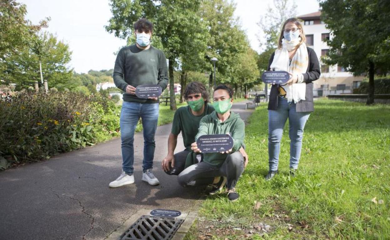 Borja Olazabal, Gorka Alcantarilla, Laida Rodríguez y Leire Zubitur. 