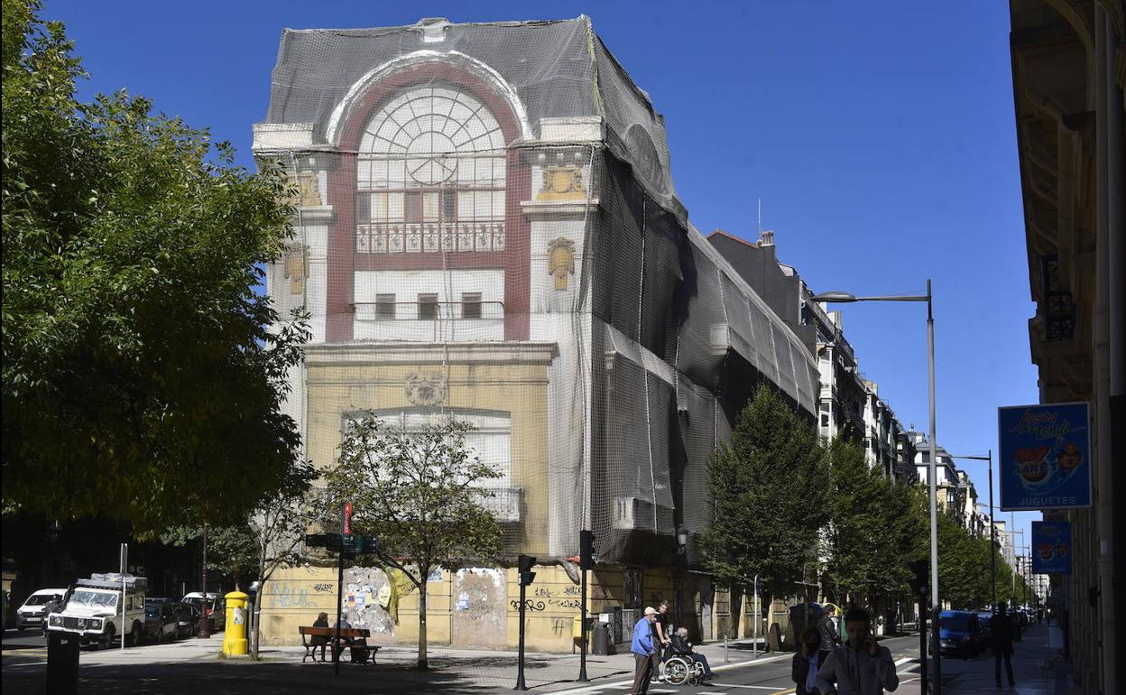 El edificio Bellas Artes de Donostia.