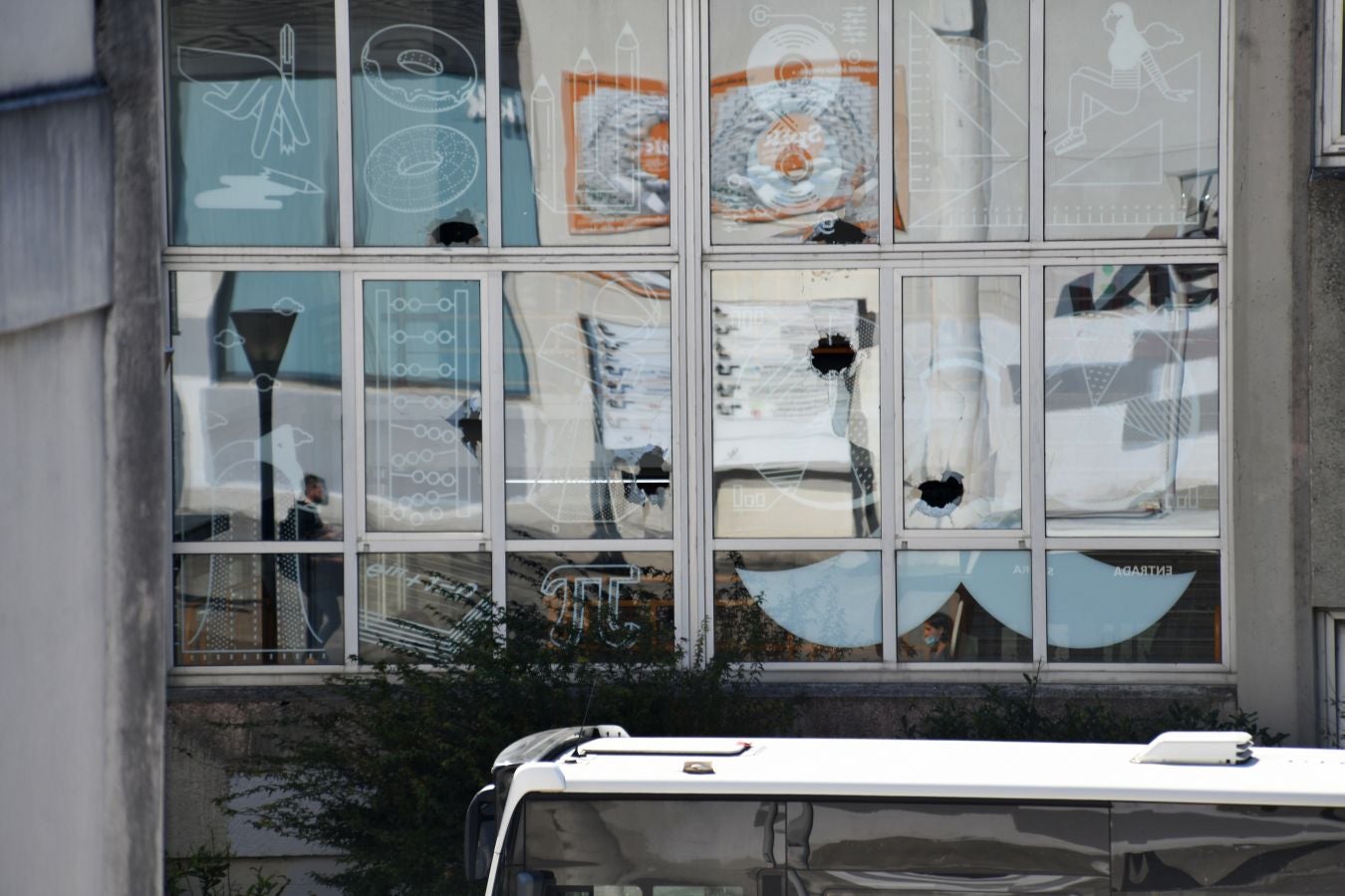 Fotos: El día después en la facultad de la UPV en Leioa