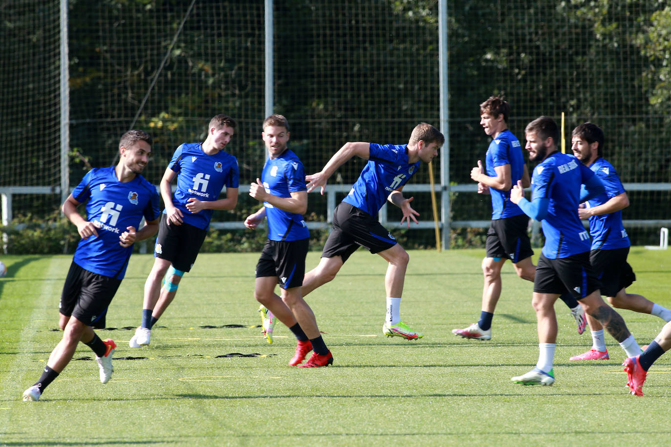 Fotos: Último entrenamiento de la Real Sociedad antes del partido en Anoeta ante el Mallorca