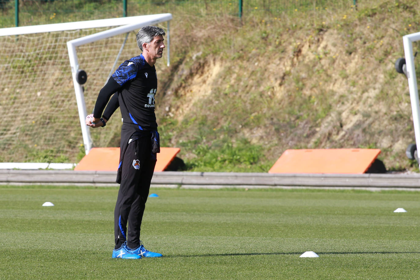 Fotos: Último entrenamiento de la Real Sociedad antes del partido en Anoeta ante el Mallorca