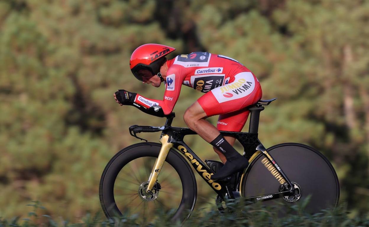 Primoz Roglic, ganador de la reciente Vuelta a España. 