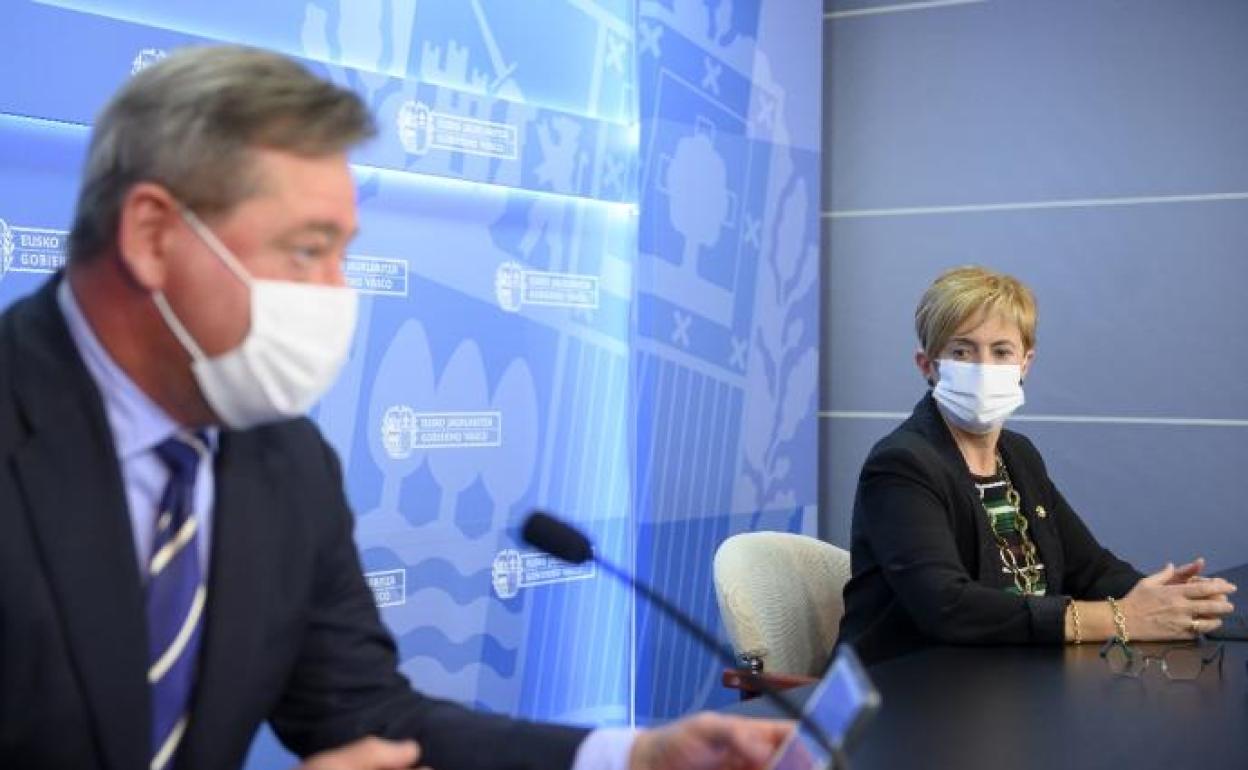 Bingen Zupiria y Arantxa Tapia.