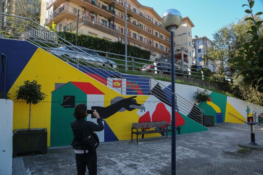 Fotos: Arte urbano en las fachadas de Altza