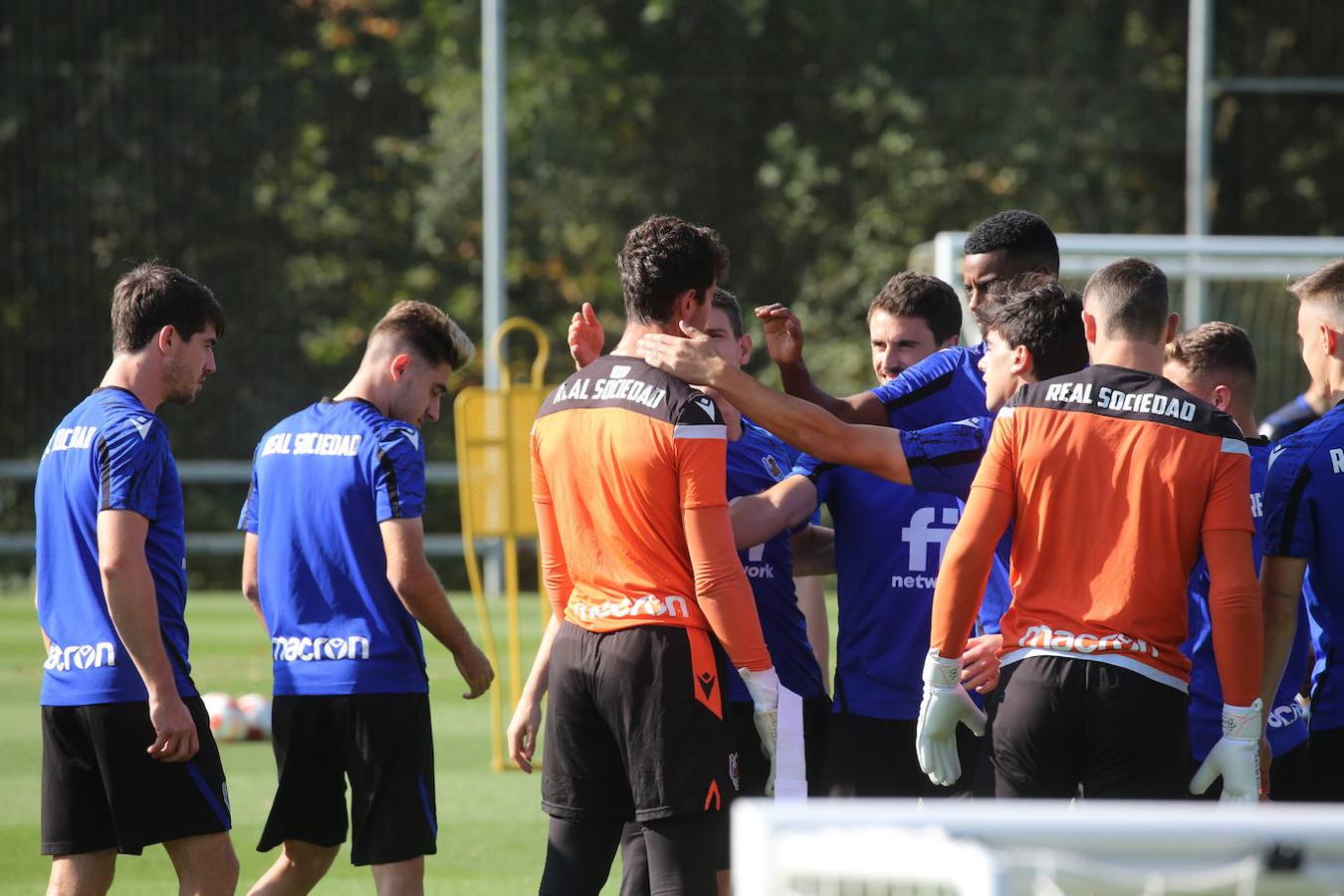 Fotos: Imágenes del último entrenamiento antes del choque contra el Sturm Graz