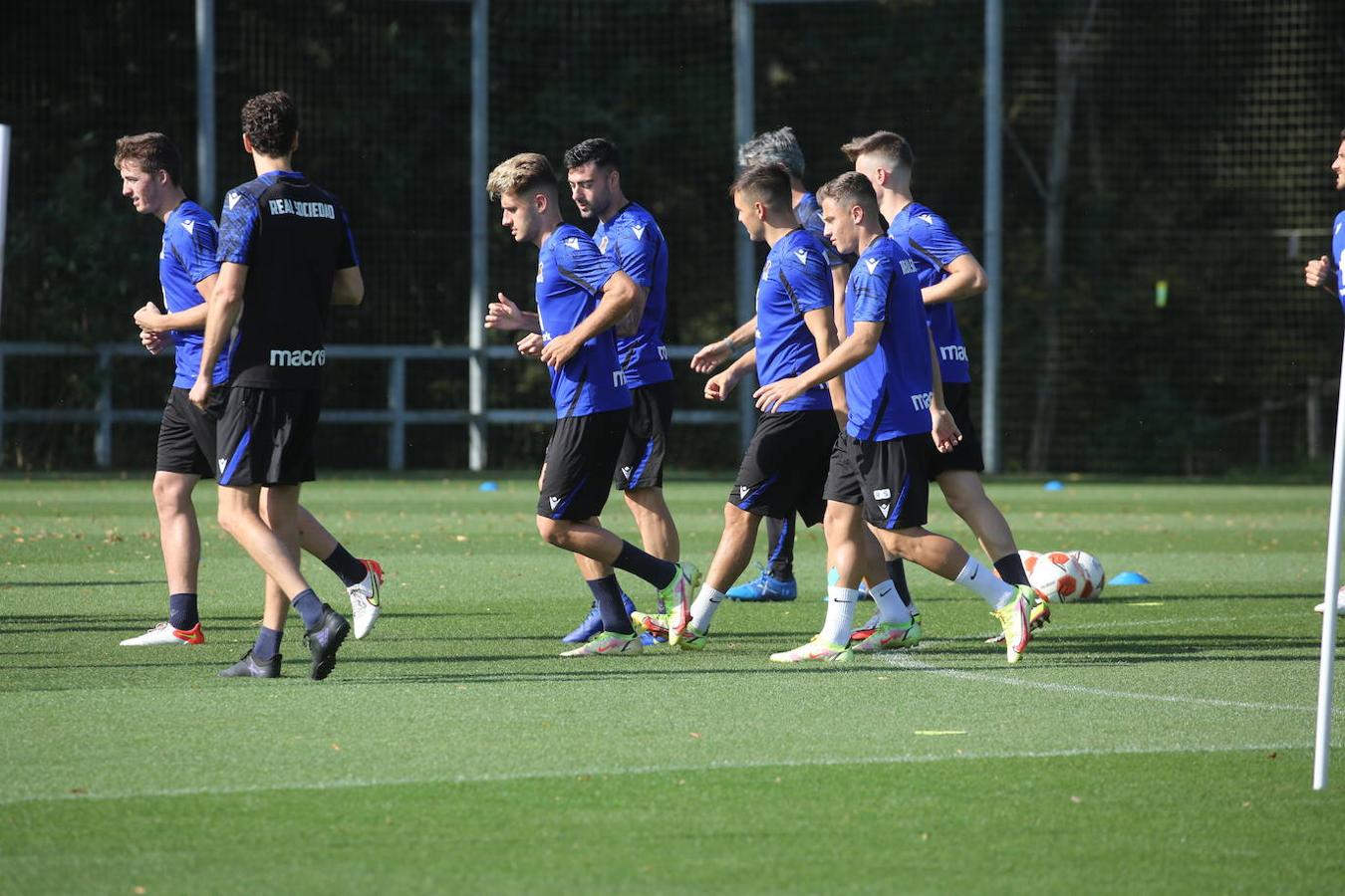 Fotos: Imágenes del último entrenamiento antes del choque contra el Sturm Graz
