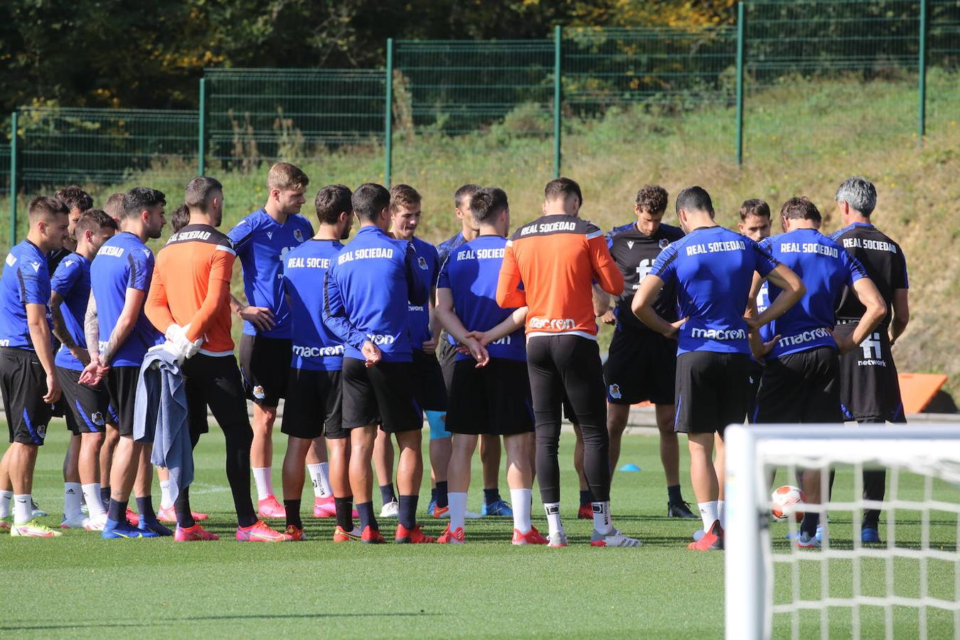Fotos: Imágenes del último entrenamiento antes del choque contra el Sturm Graz