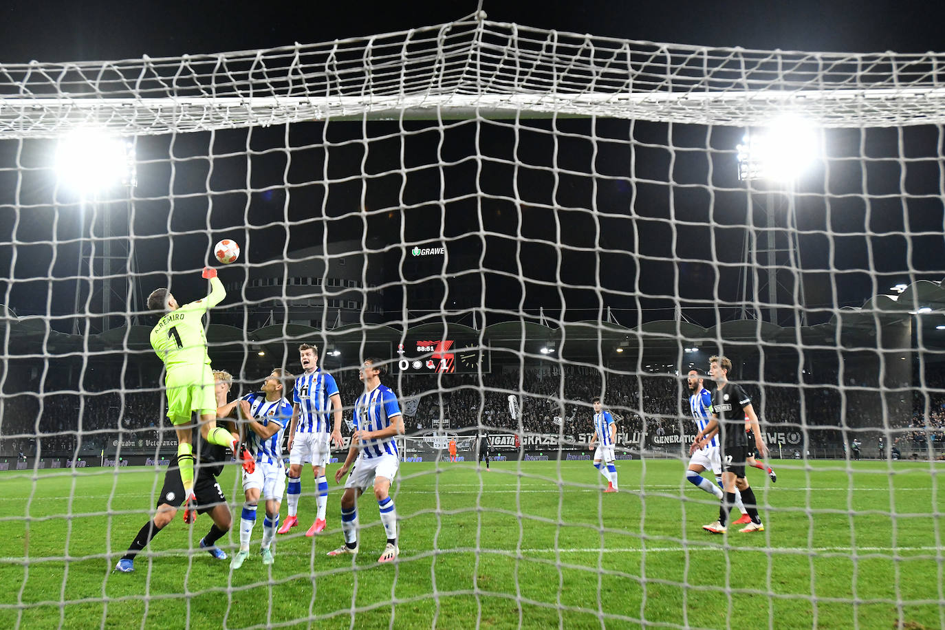 Fotos: Las mejores imágenes del partido entre el Sturm Graz y la Real Sociedad