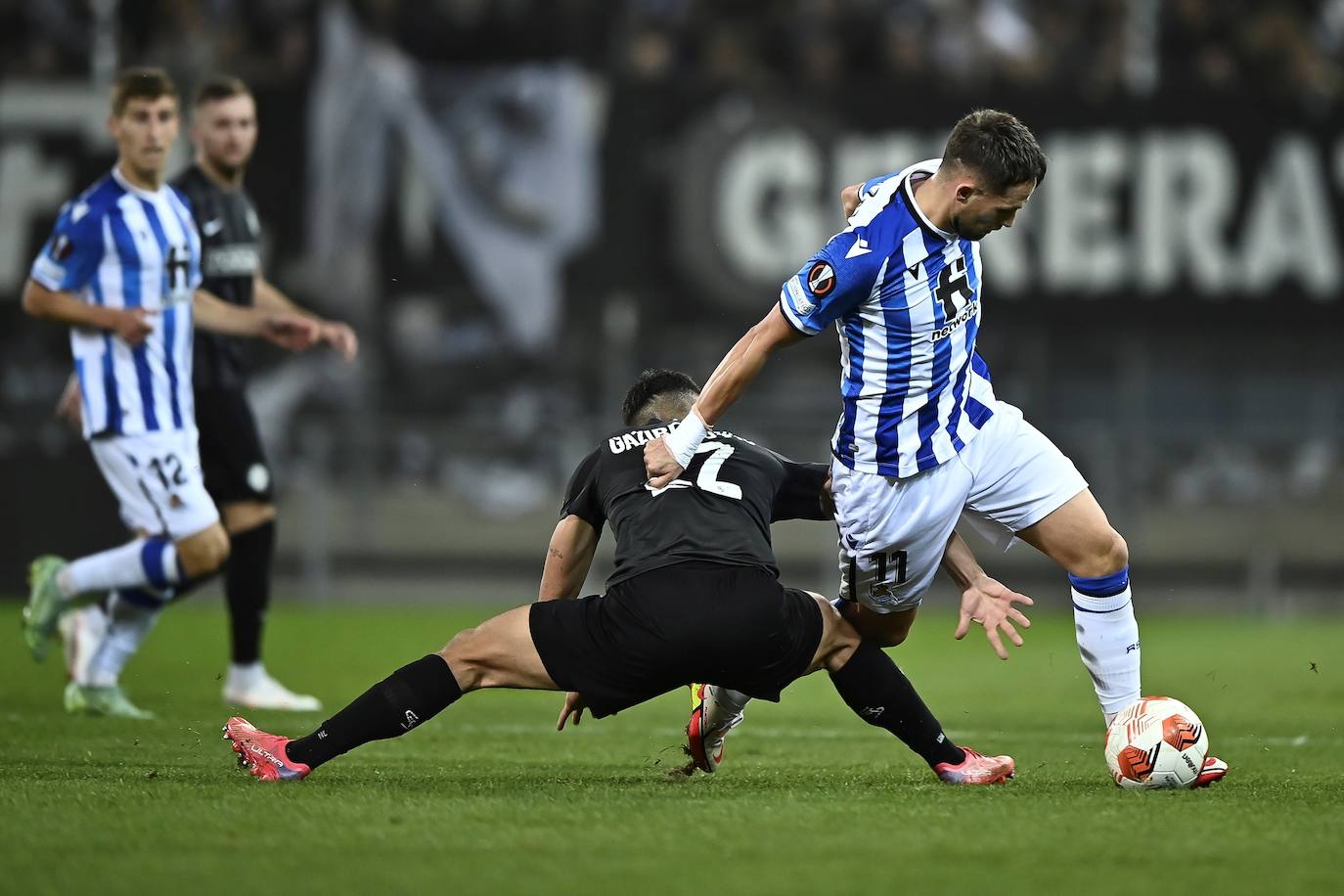 Fotos: Las mejores imágenes del partido entre el Sturm Graz y la Real Sociedad