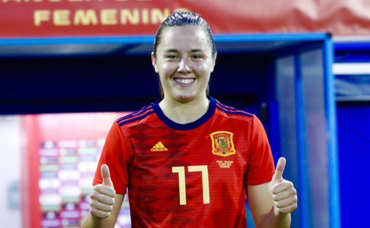 Amaiur Sarriegi y Nerea Eizagirre juegan hoy con la selección un amistoso ante Marruecos