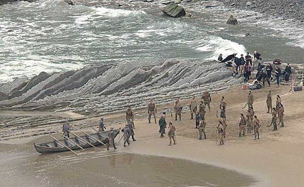 Galería. Rodaje de Juego de Tronos en la playa de Itzurun