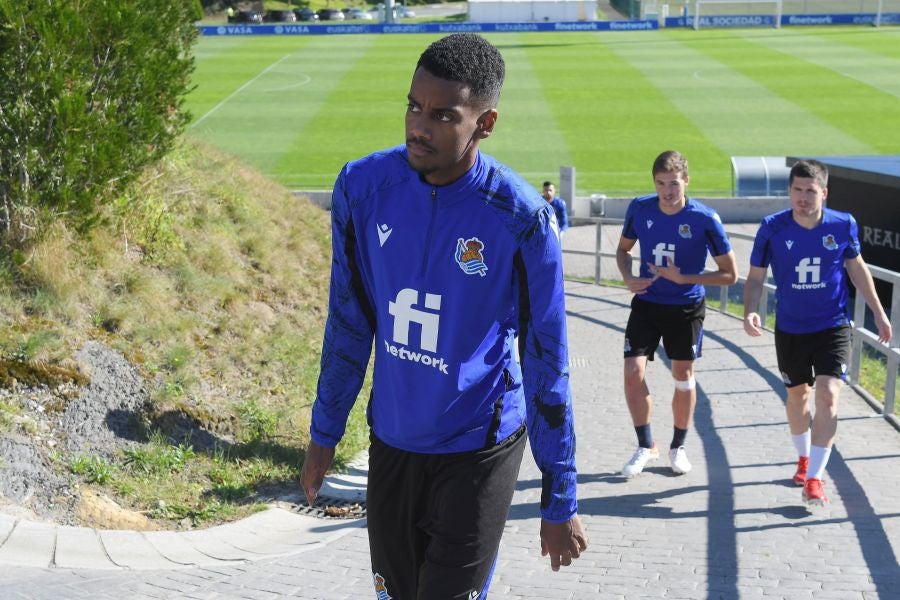 Fotos: Último entrenamiento antes de viajar al Wanda