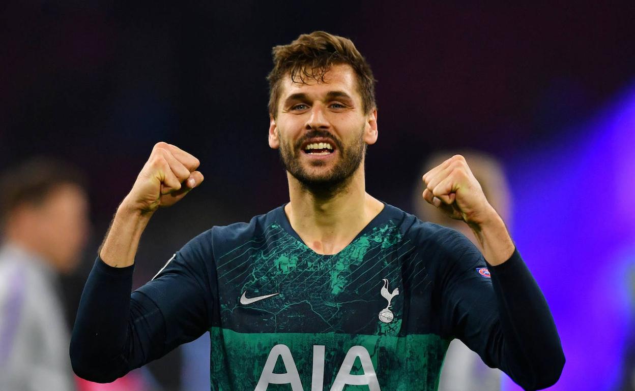 Fernando Llorente, en su etapa como jugador del Tottenham. 