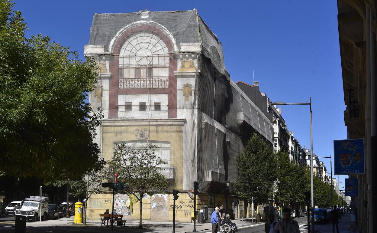 Exterior del edificio de Bellas Artes. 