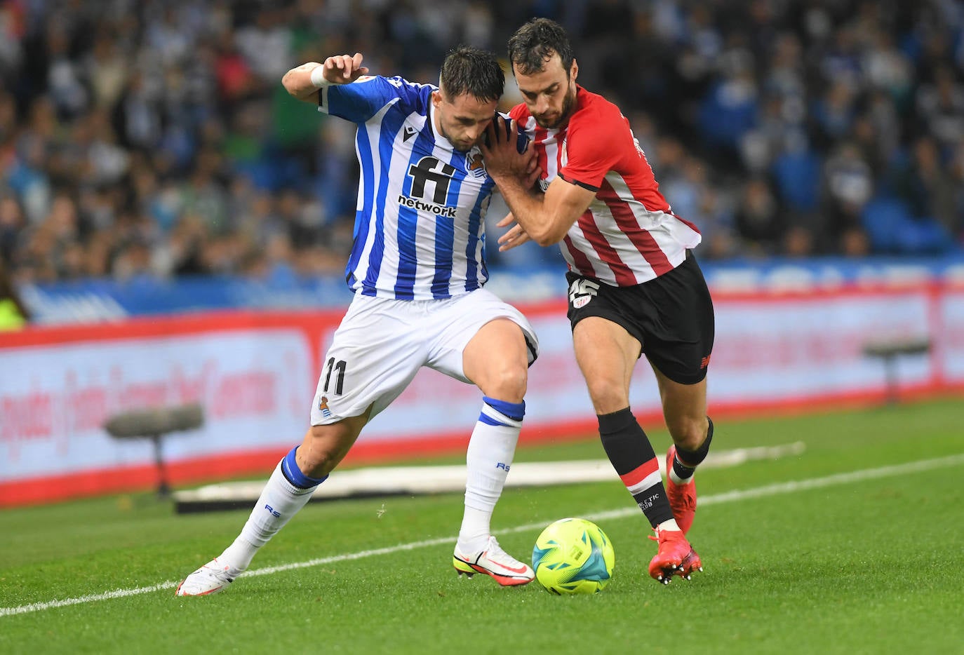 Fotos Real Sociedad - Athletic: Las mejores imágenes del derbi entre la Real Sociedad y el Athletic
