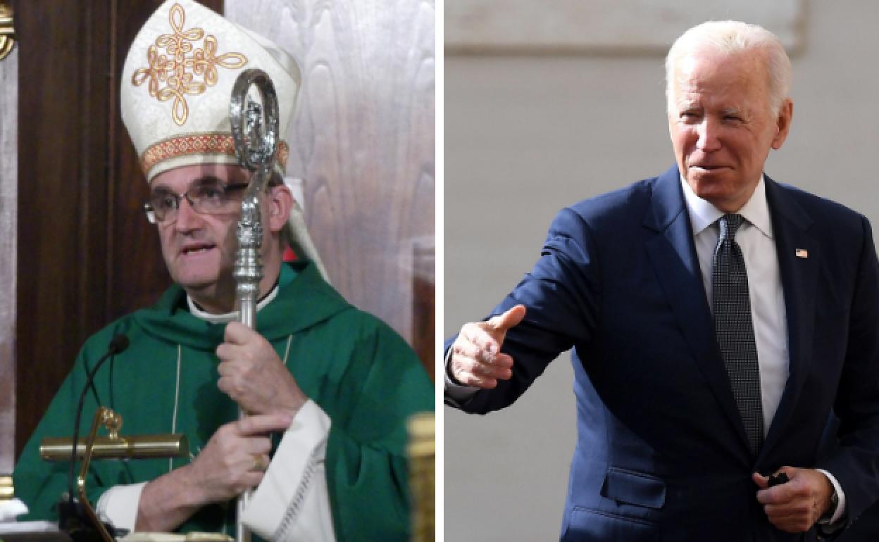 El obispo Munilla ha criticado con dureza a Joe Biden, a quien acusa de «manipular» al Papa.