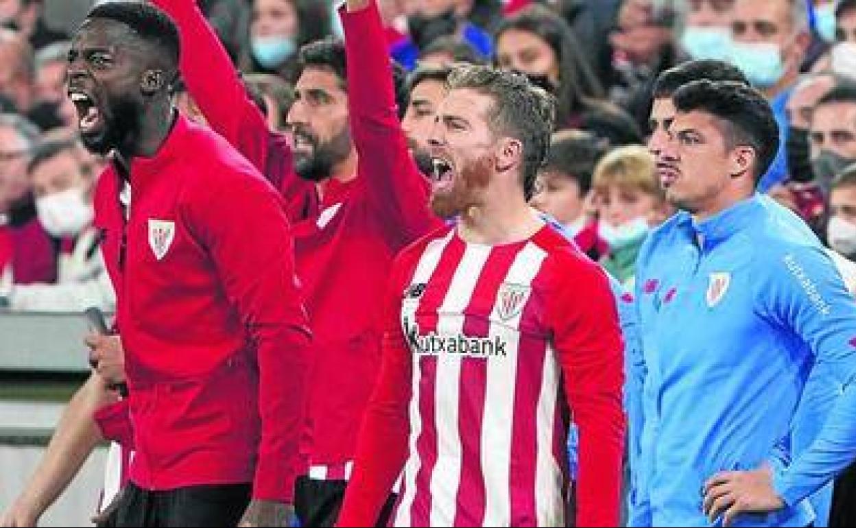 Iker Muniain: «Le he dado ánimos a Remiro»