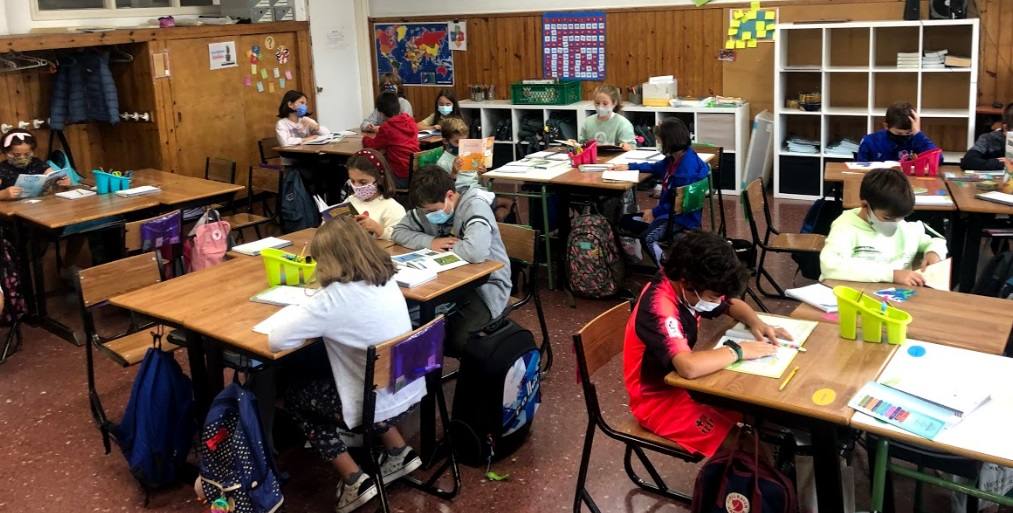 Alumnos de Cuarto de Educación Primaria.