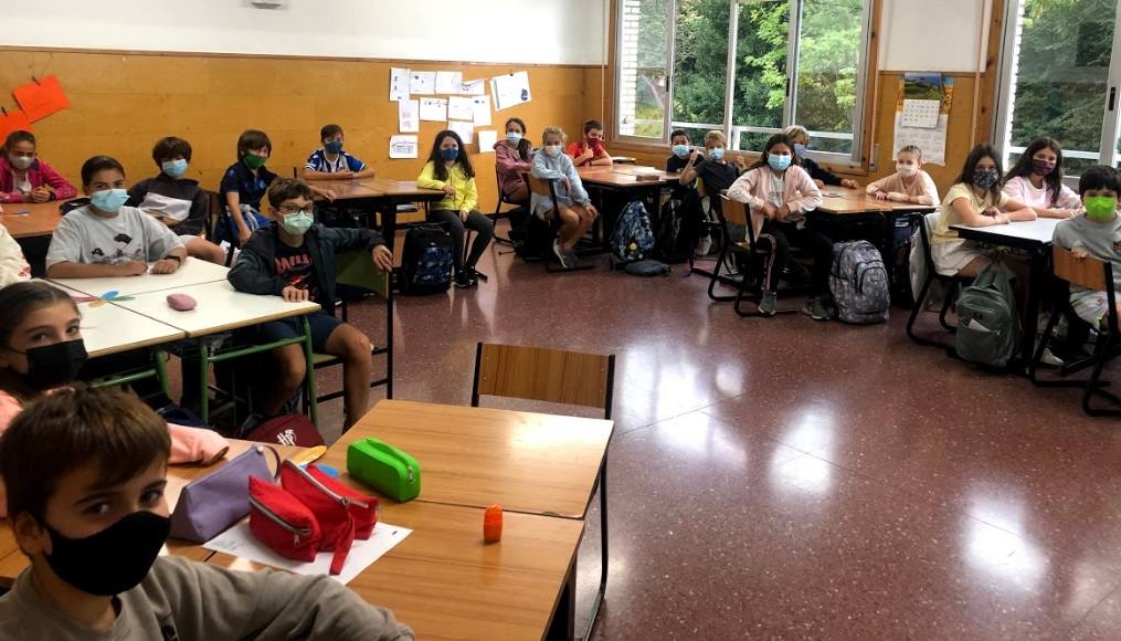 Alumnos de Sexto de Educación Primaria.