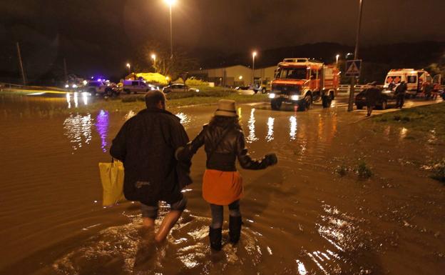 Imagen. Las imágenes de la inundación. 