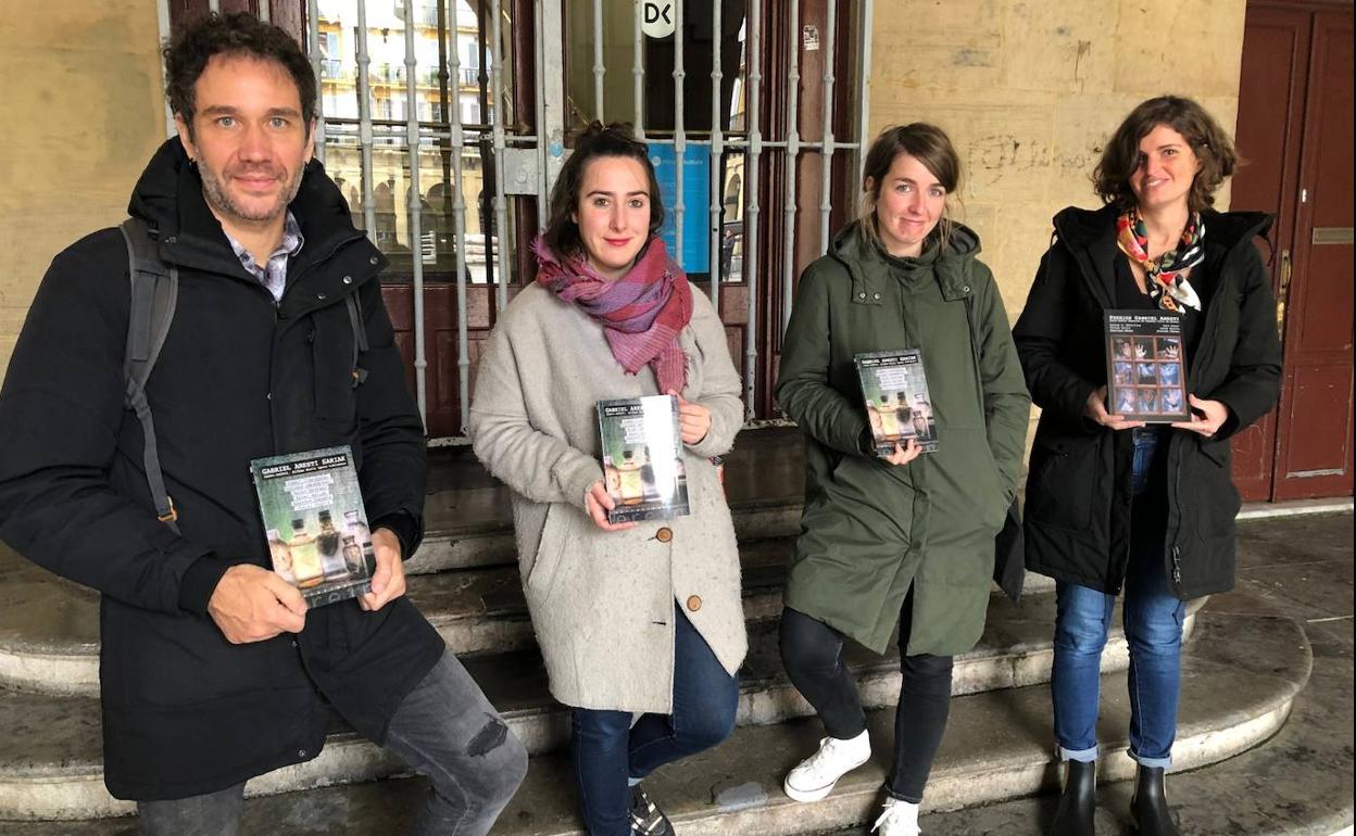 Mikel Ayllon, Goiatz Labandibar, Itziar Ugarte eta Nora Canal.