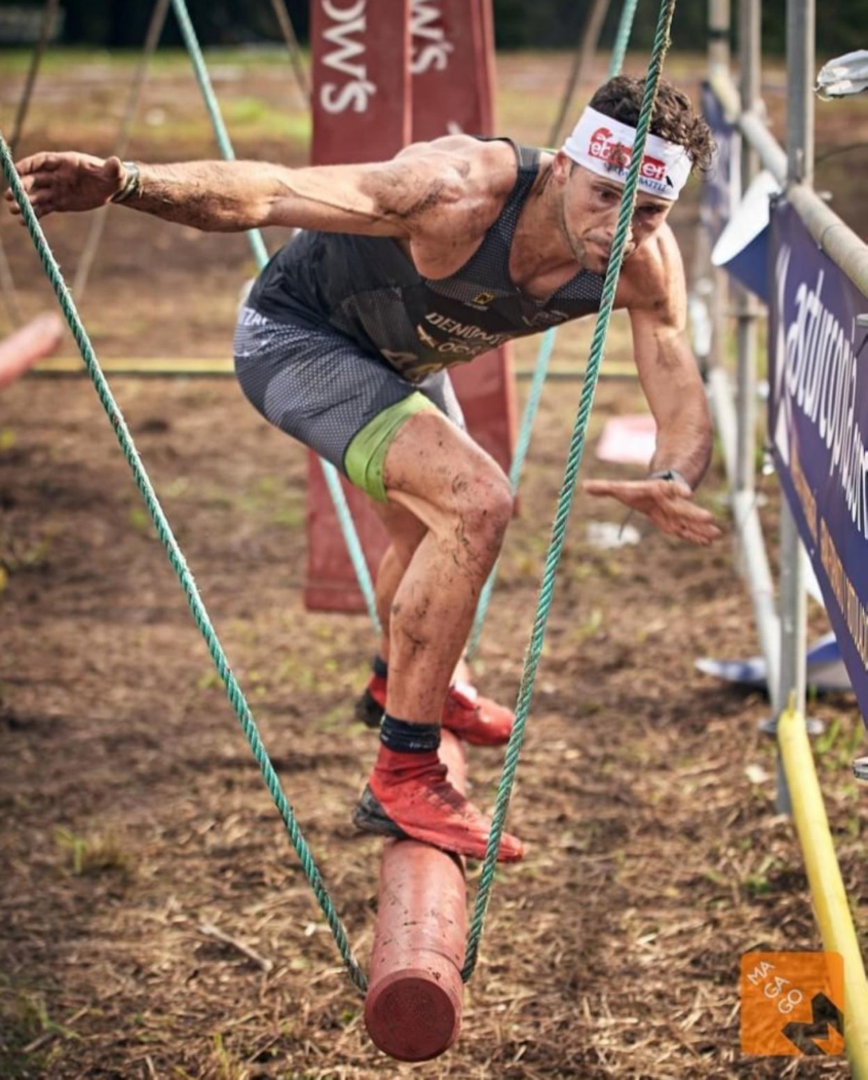 Asier Landart es el pionero de las carreras de obstáculos en Euskadi.