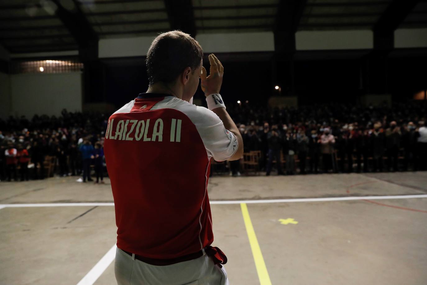 Fotos: Aimar Olaizola se despide de la pelota en Goizueta