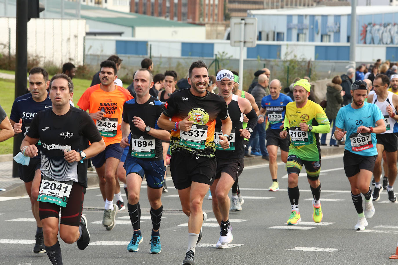 Fotos: Imágenes de los corredores al paso por Herrera