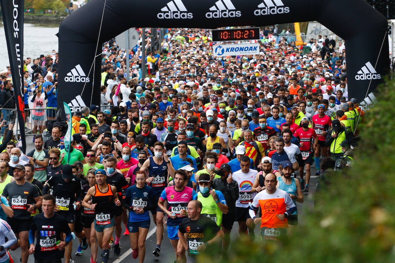 Salida de la Behobia - San Sebastián 2021