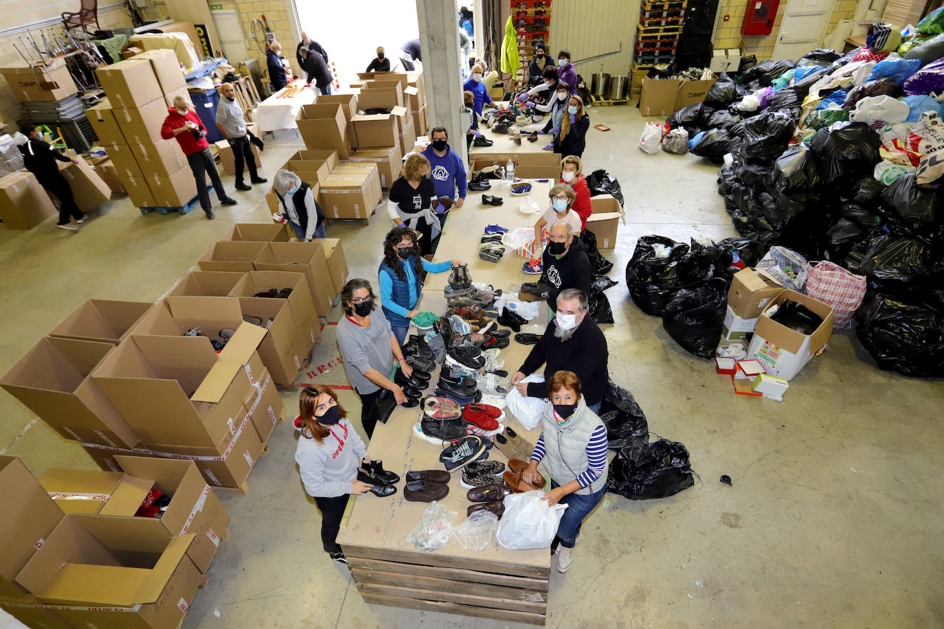 Fotos: Zapatos para 100.000 refugiados