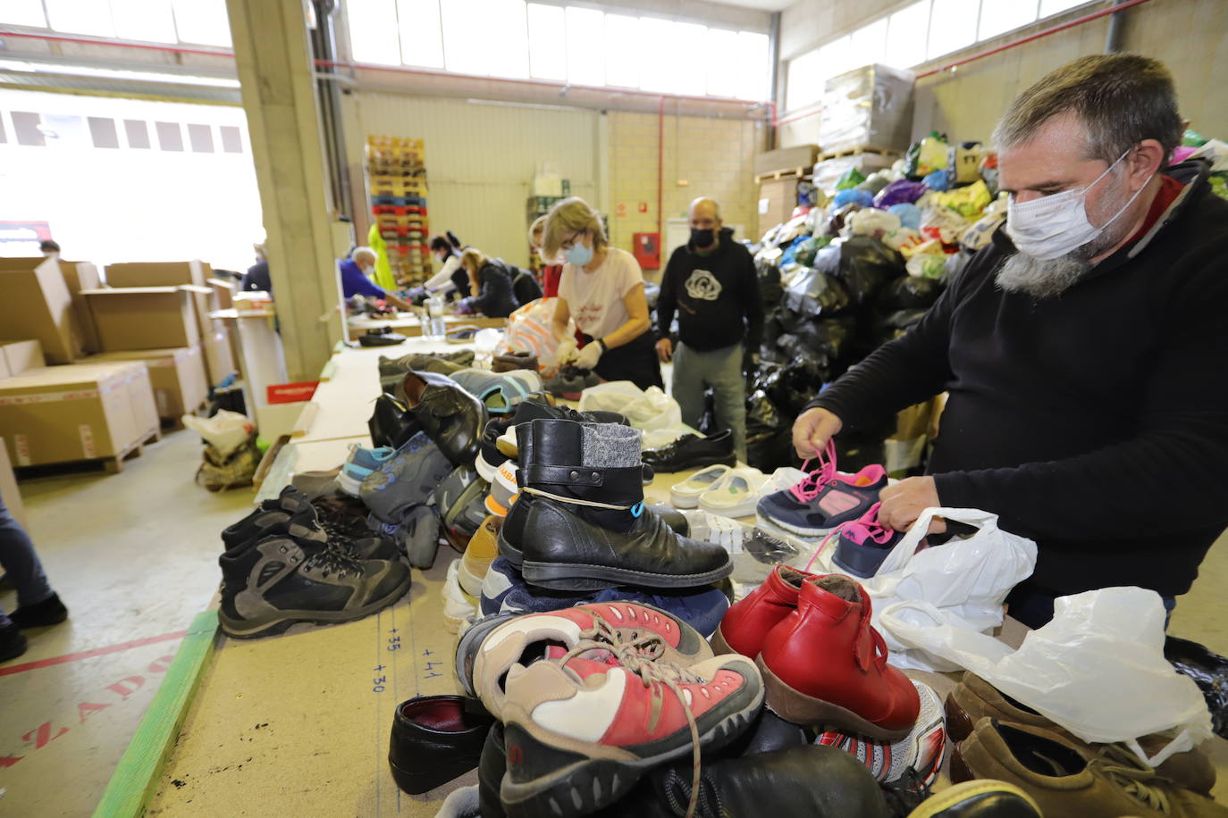 Fotos: Zapatos para 100.000 refugiados